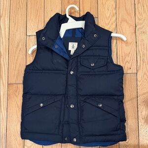 Lands' End Kids Navy Puffer Vest